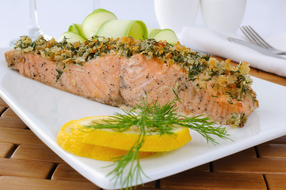 Parmesan Herb Crusted Salmon - Recipe For Freedom