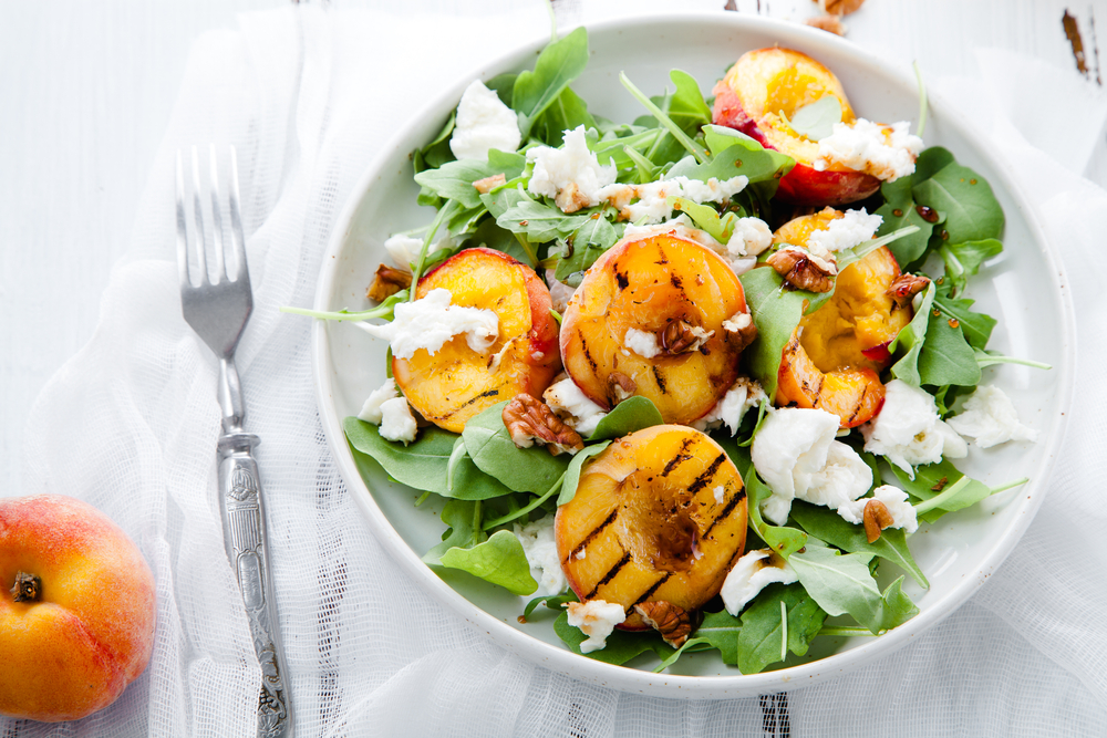 what goes with peaches and nectarines